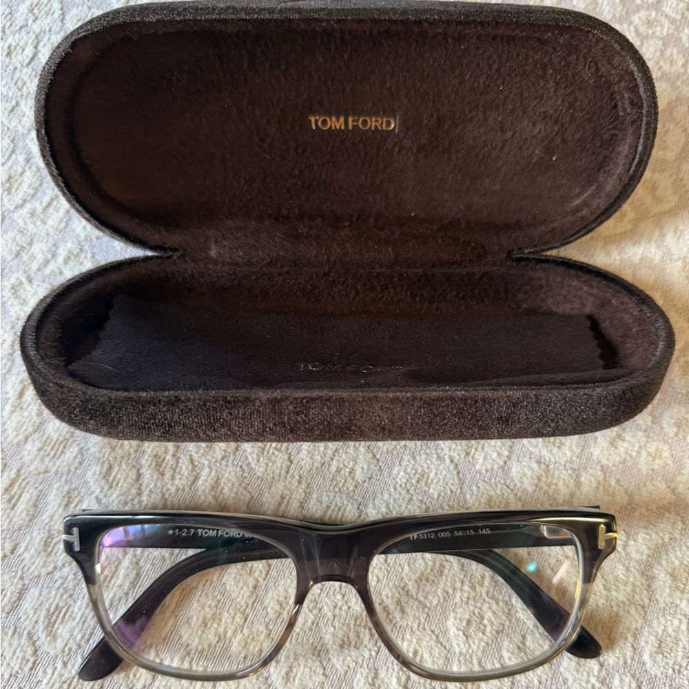 Tom Ford Black/Grey Men's Glasses